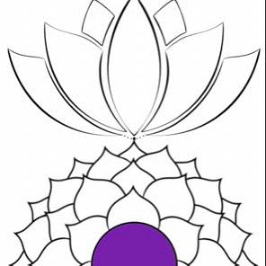 Illustration of the seven chakras with their respective colors and symbols.
