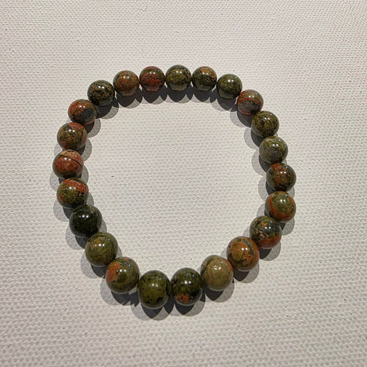 Unakite Bracelet 8mm