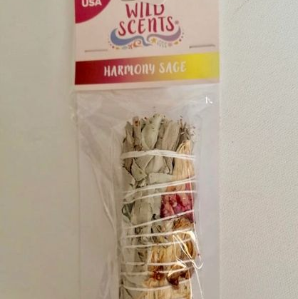 Packaged Wild Scents harmony sage with a white background