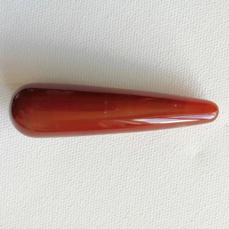 Red wand on a white background